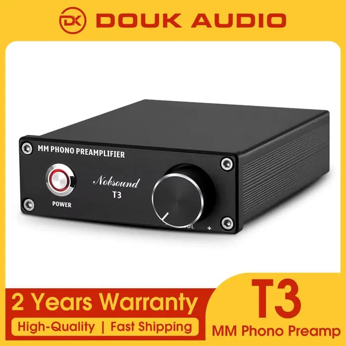 Préamplificateur de scène phono HiFi Douk Audio MM RIAA pour tourne-disque, mini préamplificateur av