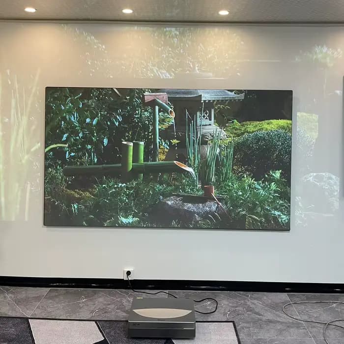 2027 plus récent MIVISION 100 ~ 120 pouces 16:9 ALR UST écran de projecteur lumière ambiante rejetant rideau de Projection pris en charge 3D/4K 8K