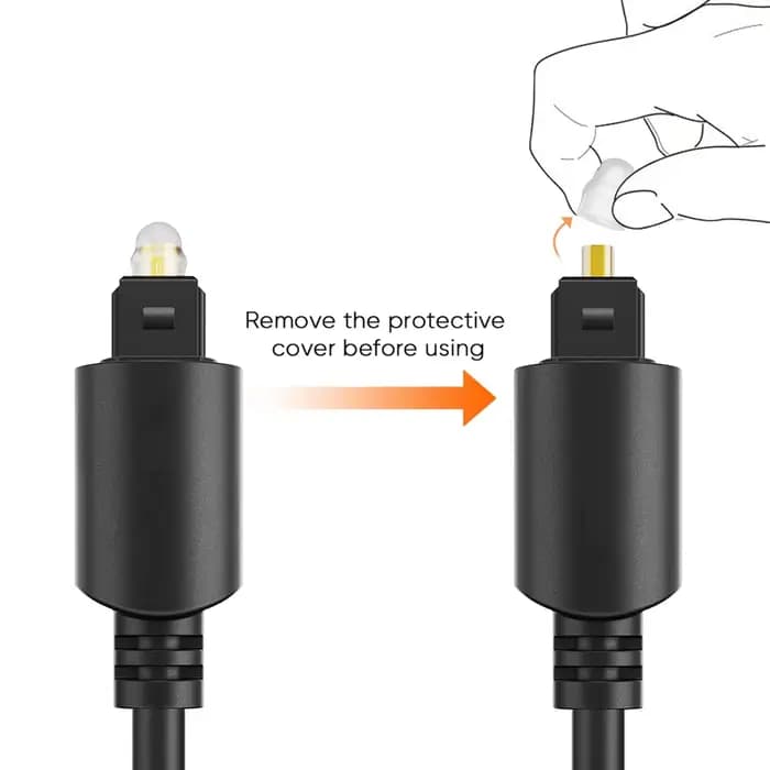 Câble audio optique, fibre optique pour barres de son