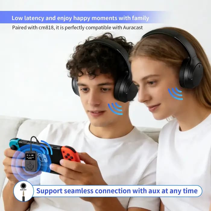LE Audio Bluetooth 5.4 adaptateur émetteur