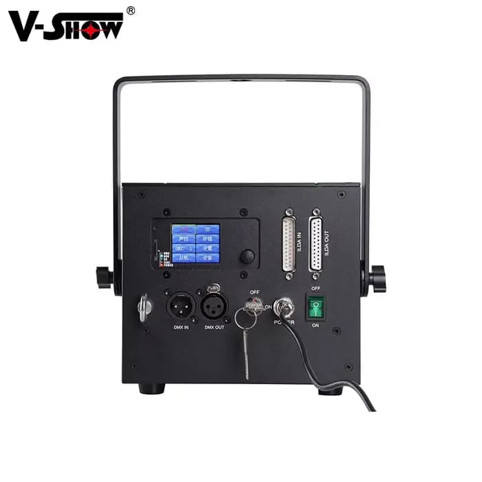 VSHOW 10W RGB Animation Silnet sans ventilateur Satge lumière Programmable projecteur Dj