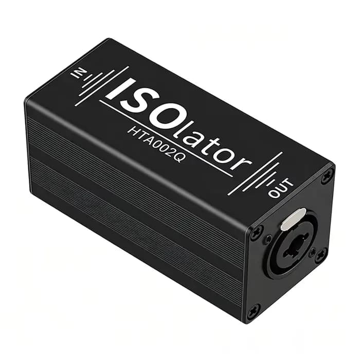 Isolateur de boucle de masse passif XLR mâle-femelle