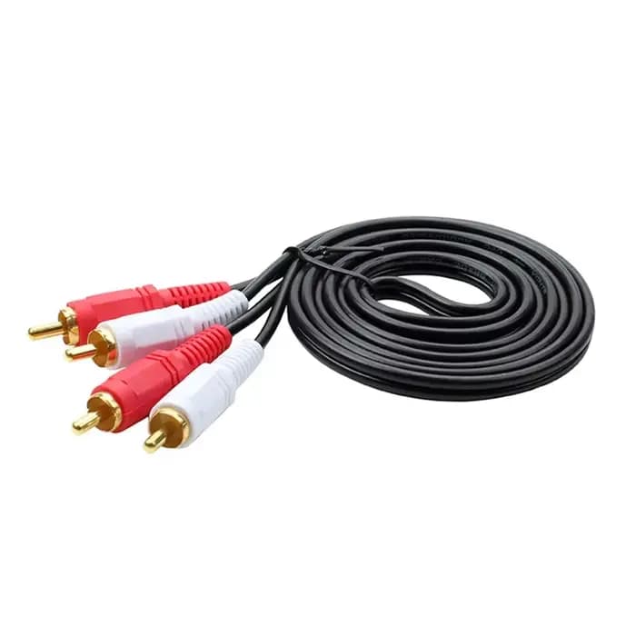 Câble Audio-vidéo 2RCA mâle à 2 RCA mâle