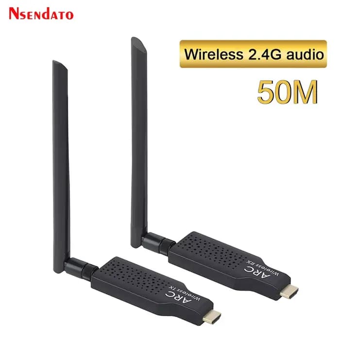 Kit émetteur-récepteur Audio HDMI ARC sans fil 2.4G, adaptateur d'extension Audio Arc HDMI sans fil