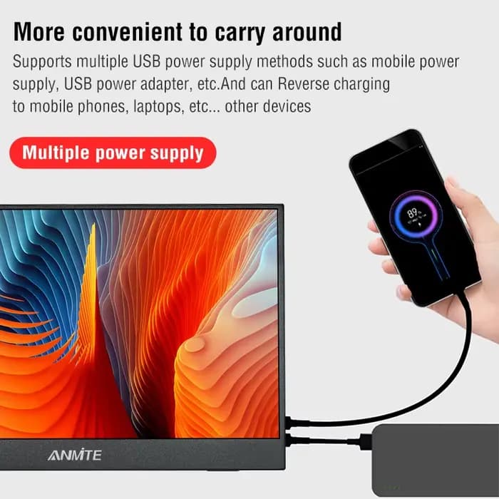 Moniteur tactile portable de 11.6 pouces