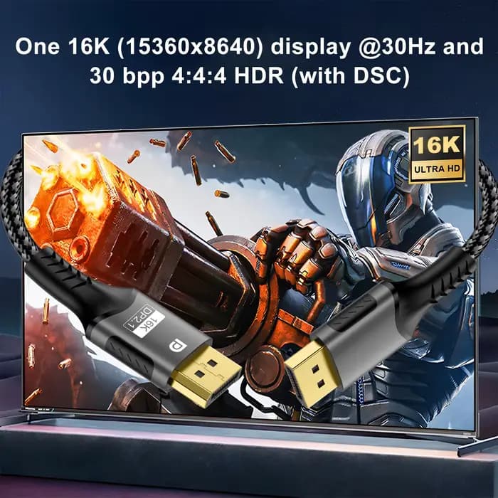 Port d'affichage de câble audio vidéo HDR pour ordinateur portable