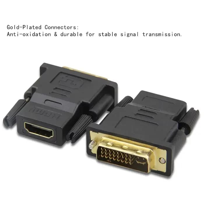 Adaptateur HD Compatible 24 + 1 24 + 5 DVI vers HDMI