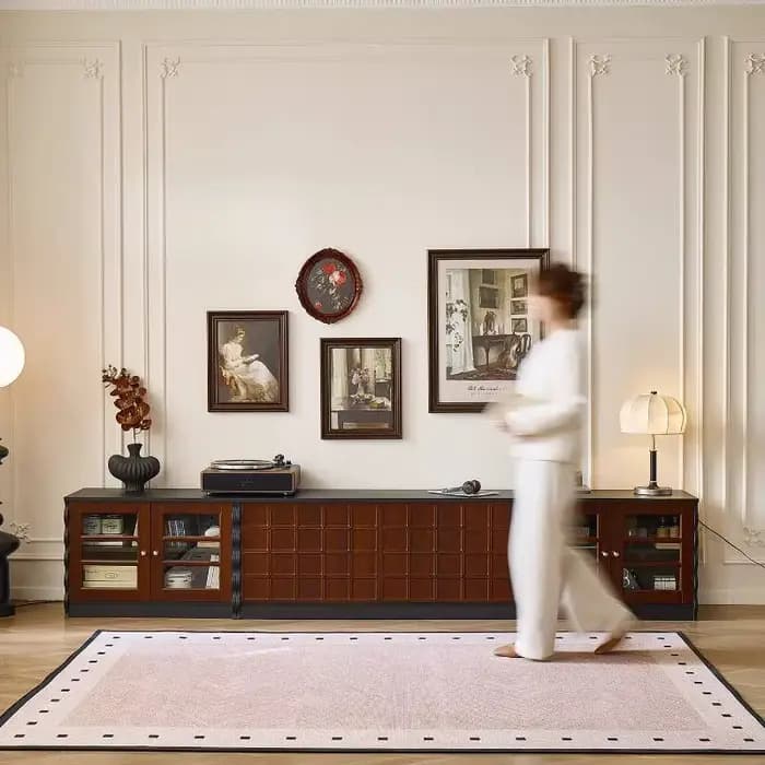 Porte européenne meuble Tv Vintage salon Unique