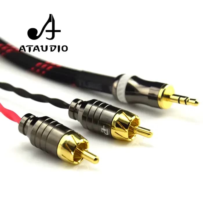 Câble audio Hifi Canare 3.5mm vers 2RCA