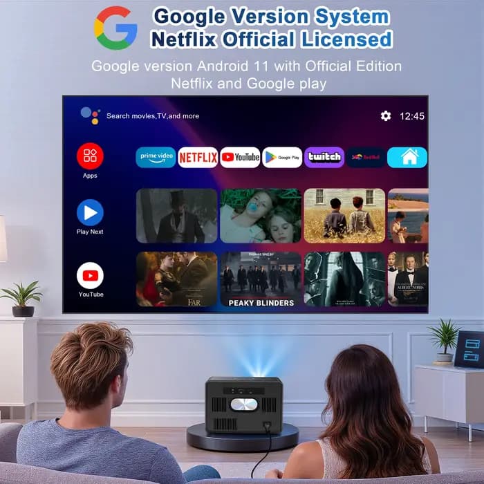Projecteur optique scellé HORLAT Google TV 3500 ANSI