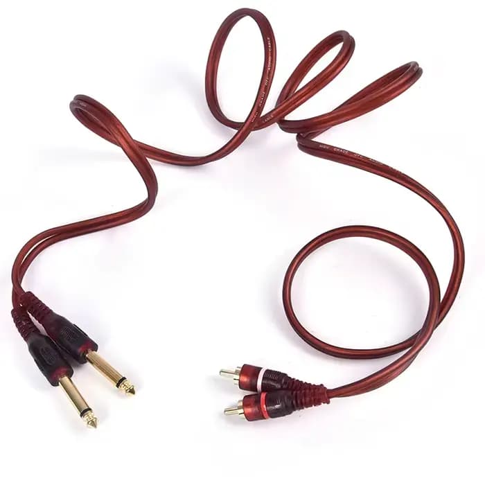 Câble audio Miwayer Pro Studio 5/10/16/32 pieds | Double RCA plaqué or (M) vers