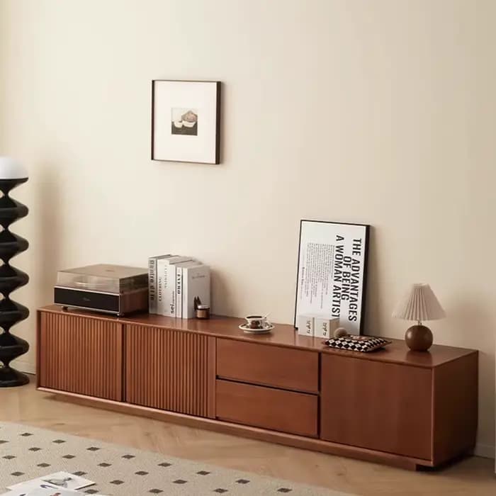 Meuble Tv rond Unique Glamour français rétro élégant