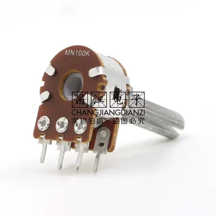Original nouveau 100% MN100K double MN104 avec amplificateur audio point médian potentiomètre de volume 25MM 6PIN (interrupteur)