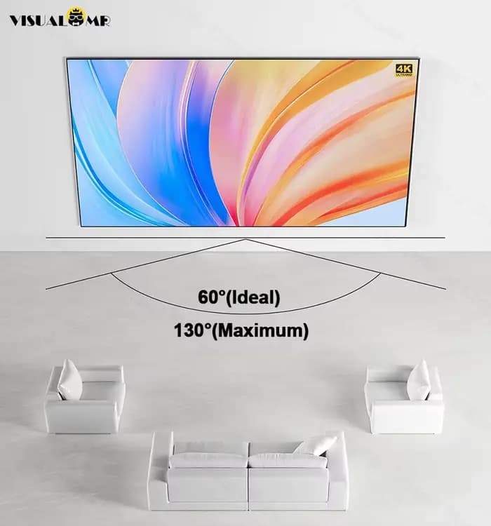 Écran de projection ALR VisualMr Top Fresnel 5.0 Pro à cadre fixe