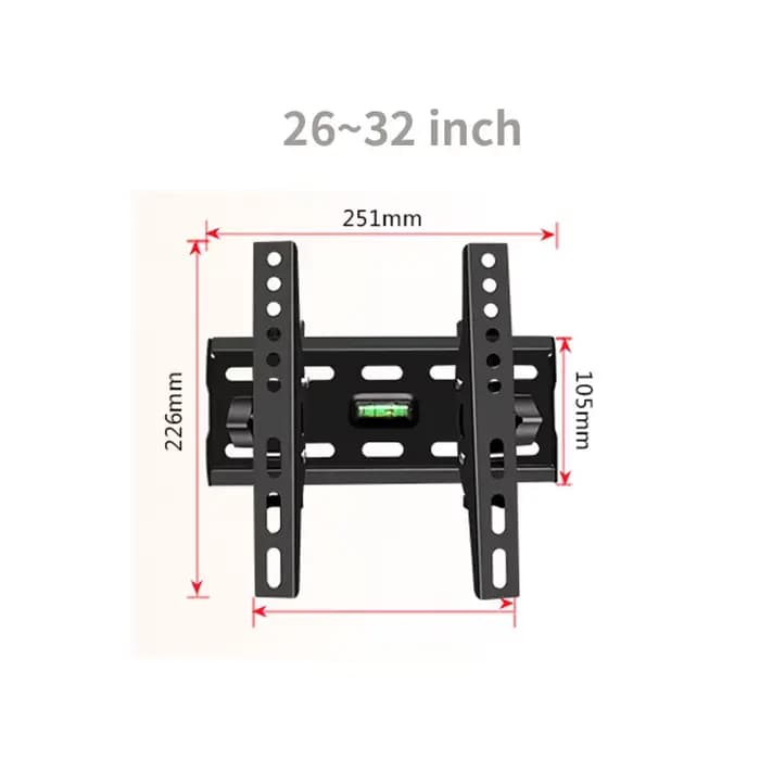 Support inclinable pour écran 32 "-70", meuble TV mural pour grandes tablettes