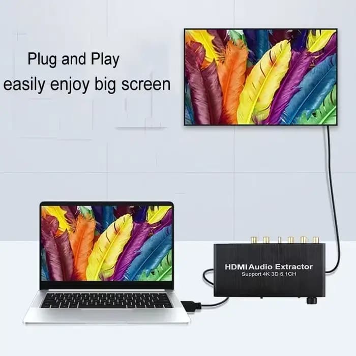 Décodeur d'extracteur Audio 4K 3D 5.1 canaux 5.1 canaux AC3/DTS