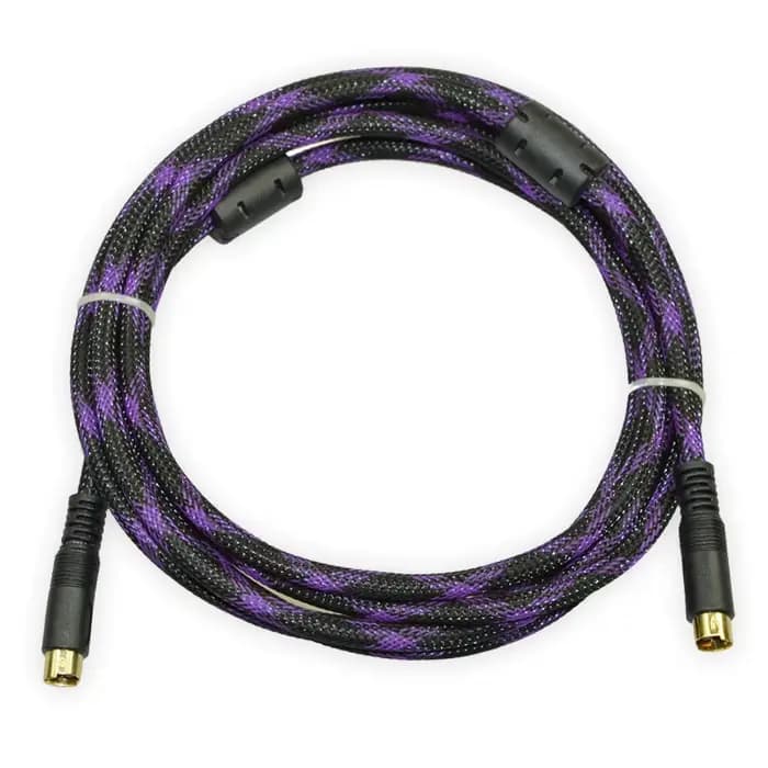 Câble s-vidéo S ligne vidéo 4 broches 4P mâle à mâle M/M sortie TV vidéo pour TV HDTV DVD magnétosco