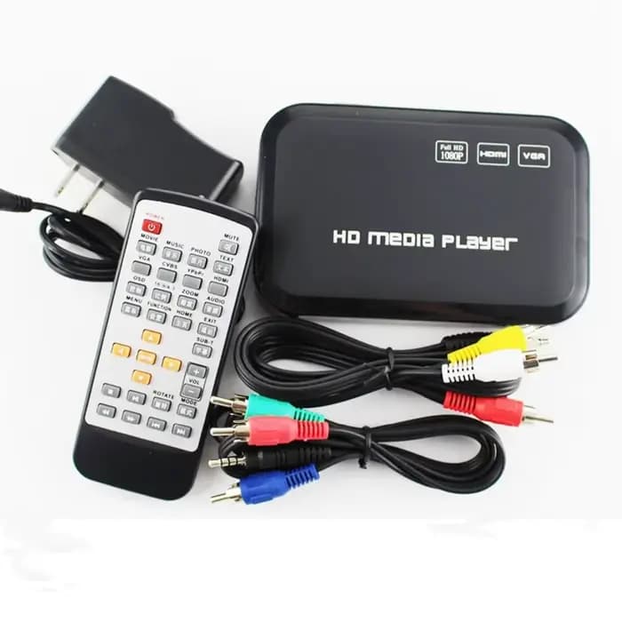 REDAMIGO-Mini Lecteur MultiXXL Full HD 1080P, H.264 MKV HDD, Compatible HDMI, Support USB OTG SD AV
