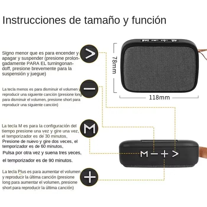 Mini haut-parleur Bluetooth haut-parleurs HIFI barre de son Portable