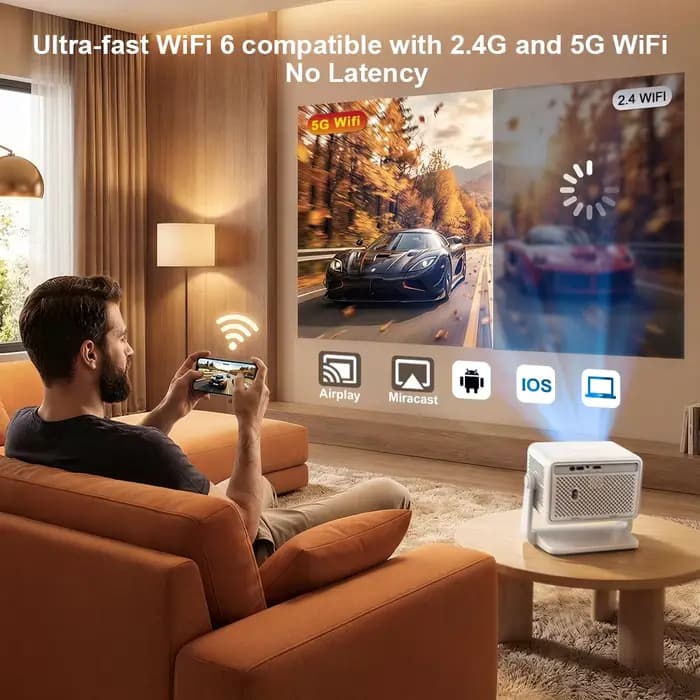 Projecteur PROGAGA PG370 MAX 1080P Full HD pour films