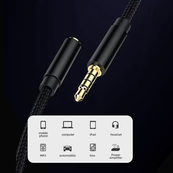 Câble d'extension Audio Jack Aux 3.5mm