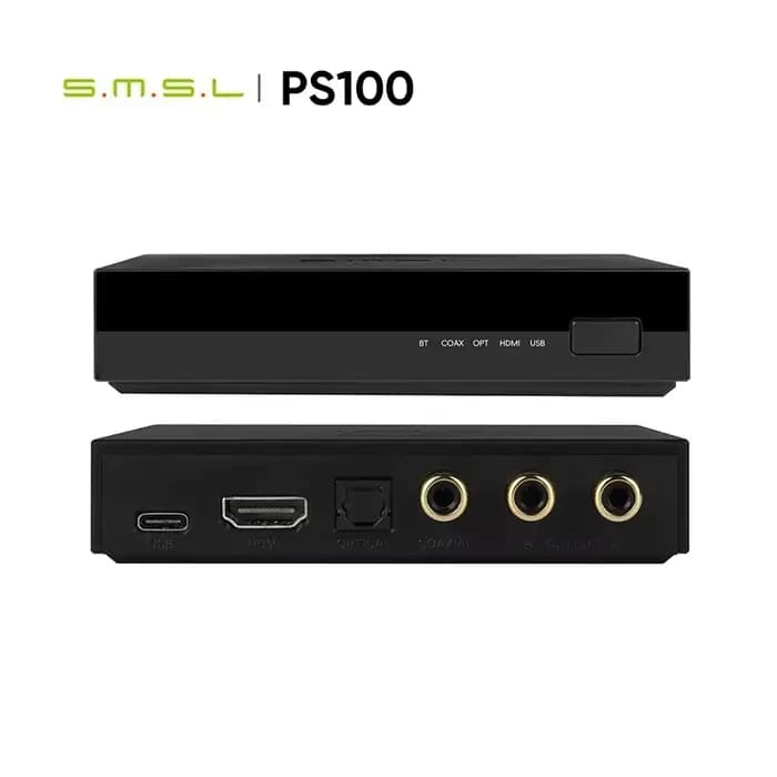 SMSL PS100 convertisseur Audio multifonctionnel DAC HDMI ARC ES9023 puce convertisseur Audio puissan