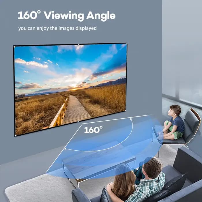 Écran de projection portable HD
