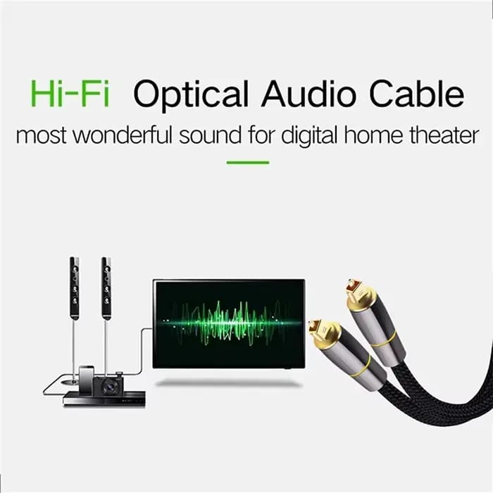Câble Audio Optique HIFI 5.1 éventuelles DIF Numérique