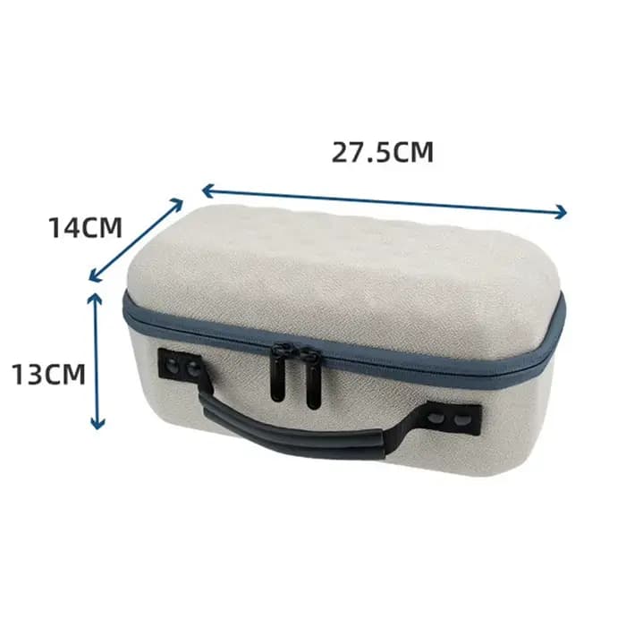 Étui pour projecteur Samsung Freestyle 2e génération avec extérieur en EVA rigide et espace généreux pour les câbles et les accessoires essentiels
