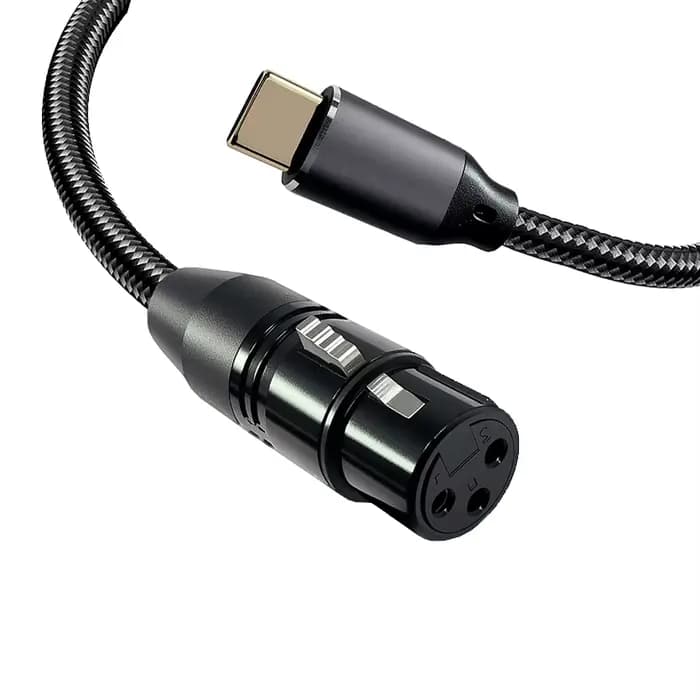 Câble audio USB C vers XLR