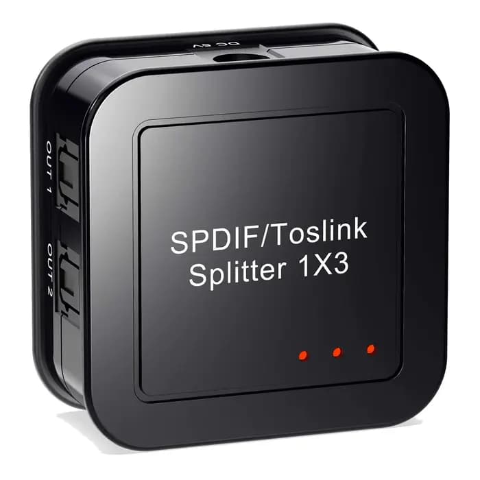 Répartiteur audio optique numérique 1 bery, séparateur audio à fibre optique, éventuelles DIF TOSLIN