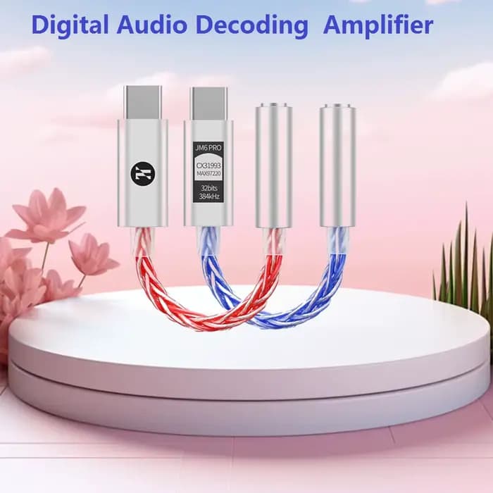 JCALLY JM6 Pro CX31993 Hifi DAC type-c à 3.5 décodage Audio numérique amplificateur de casque Portable DAC Type C à 3.5mm LXDA AMP