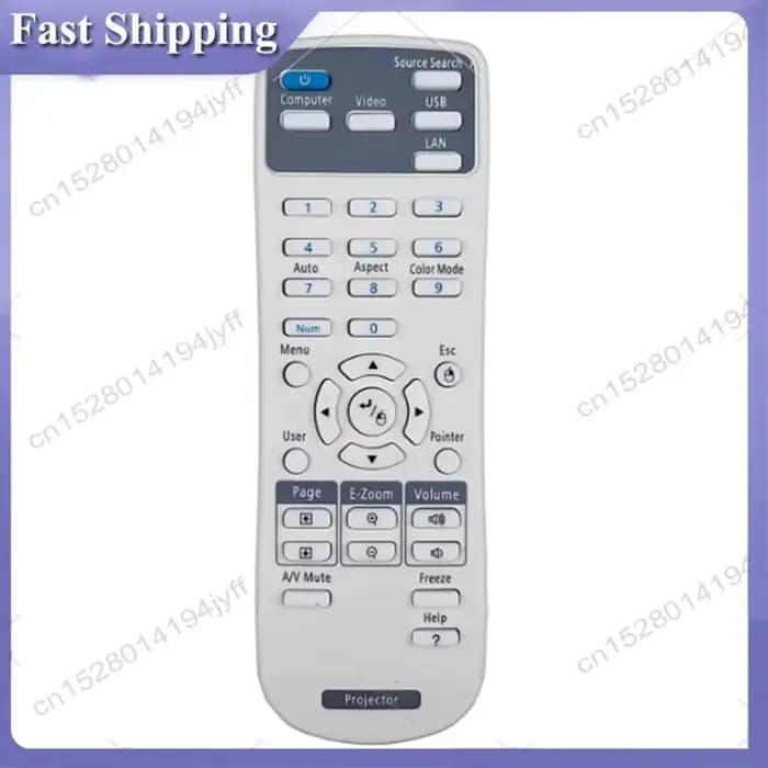 ABDH pour remplacement de télécommande de projecteur EPSON pour la série EB (code modèle: 21181788)