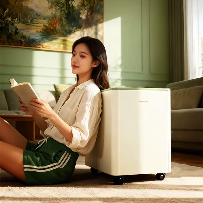 Meuble de rangement motorisé dissimulé pour projecteur – Table de chevet/étagère avec élévateur électrique intelligent et sécurité anti-pincement