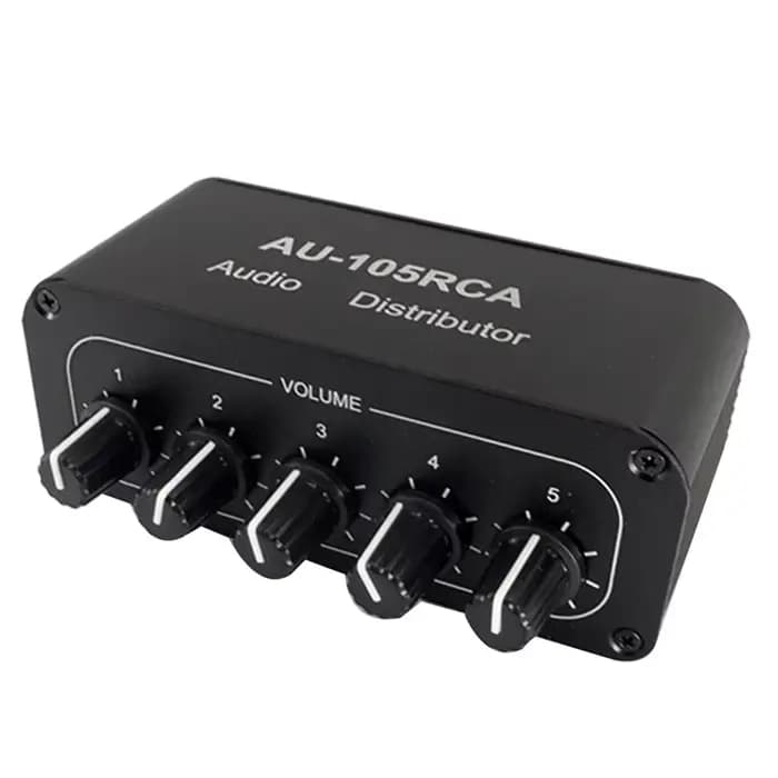 Répartiteur audio stéréo pour amplificateur de puissance