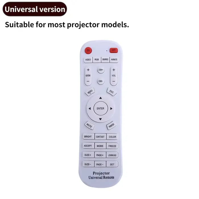 Télécommande de projecteur universelle, pour EPSON INFOCUS, SONY, BENQ, ACER, SANYO, NEC, SAMSUNG, r