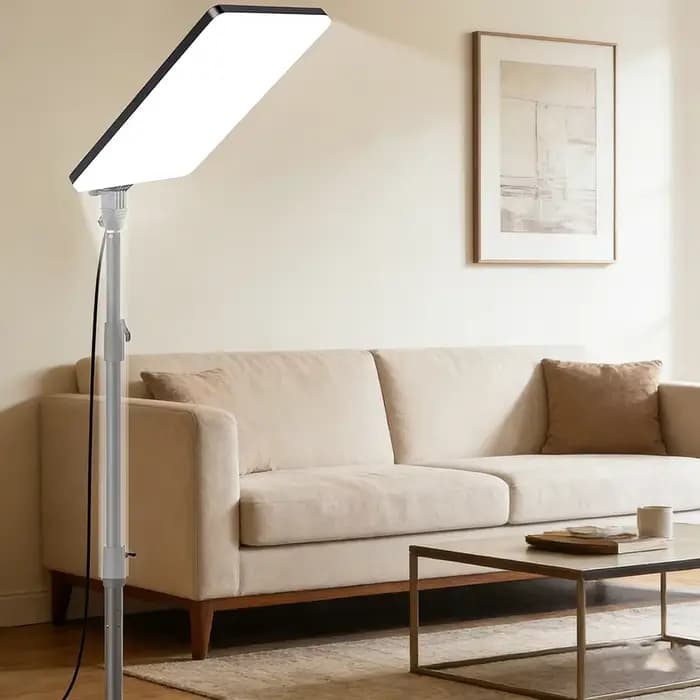 Lampe vidéo LED avec trépied professionnel