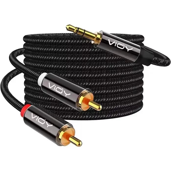 Câble audio stéréo RCA vers 3.5mm mâle vers 2RCA mâle, 100% mm, blindage 3.5mm, mx rette pour smartp
