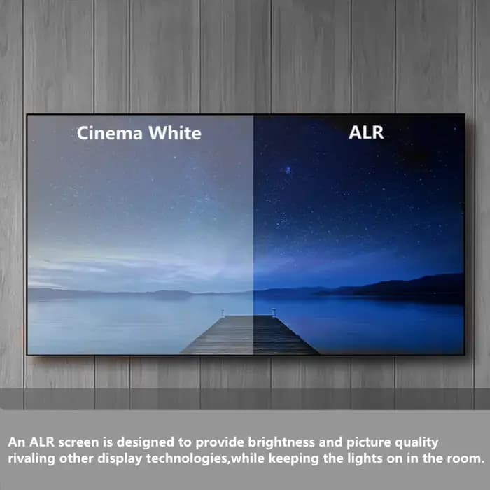 ATA VISION-Écran de Projection à Cadre Fixe