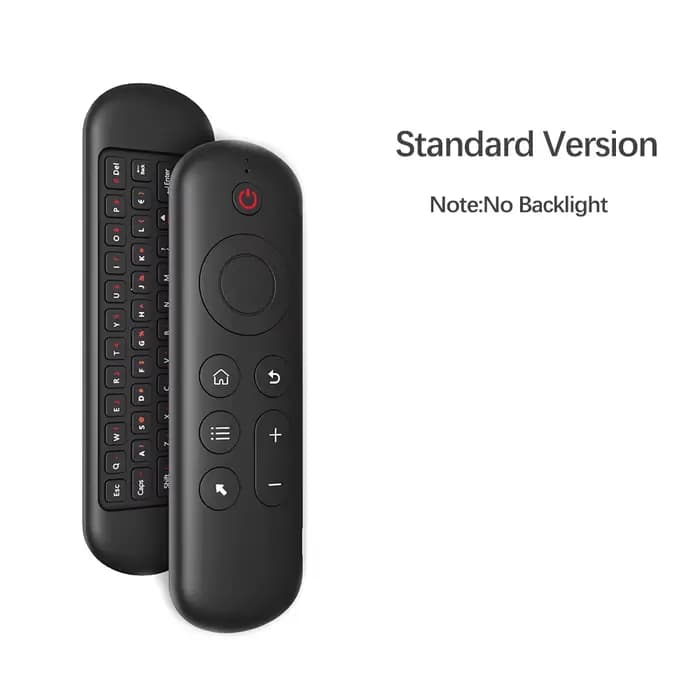 MRSVI Air Mouse télécommande M5 sans fil 2.4G et Bluetooth avec clavier Gyroscope rétroéclairé 7 cou