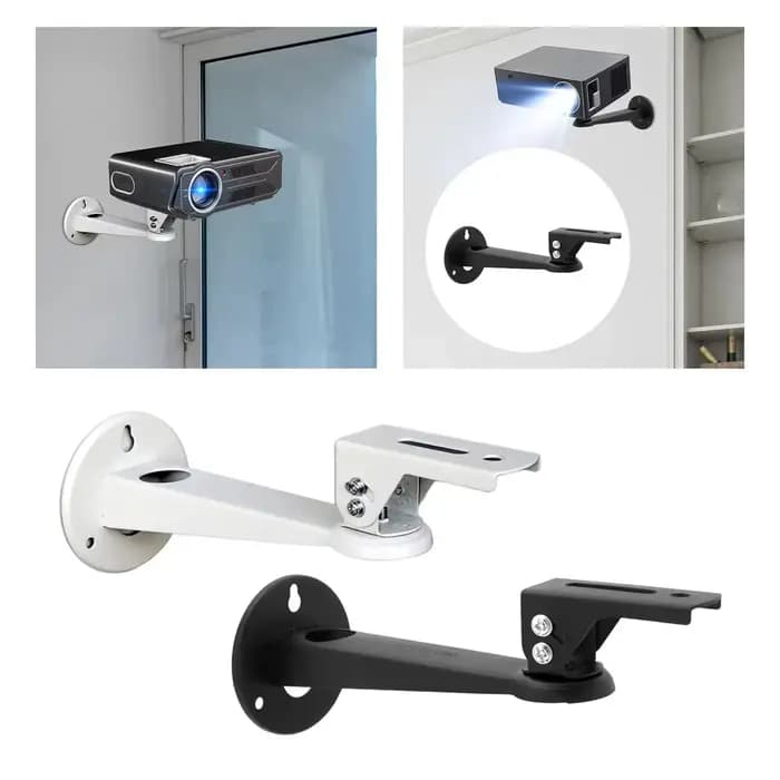 Support de projecteur 360 ° Support mural rotatif réglable en métal