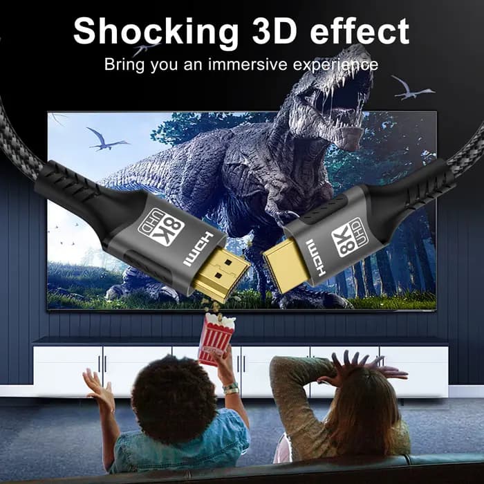 Câble HDMI 2.1 8K 48Gbps Ultra haute vitesse 60Hz 120Hz