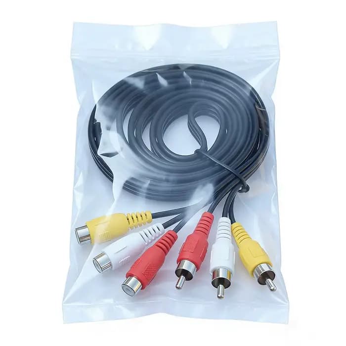 Câble d'extension Audio-vidéo AV mâle vers femelle 3RCA vers 3 RCA, 1.5m 3m 5m