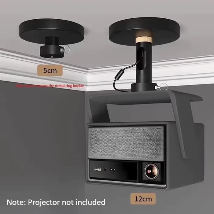 Support de projecteur universel robuste pour montage au plafond pour projecteurs XGIMI RS20 Vidda C2