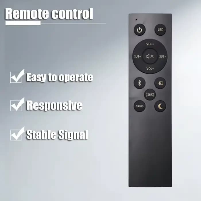 Télécommande audio Klipsch Cinema 400 2.1 compatible avec R-4B II RSB-11 BAR 40 RSB-14, pièces de re