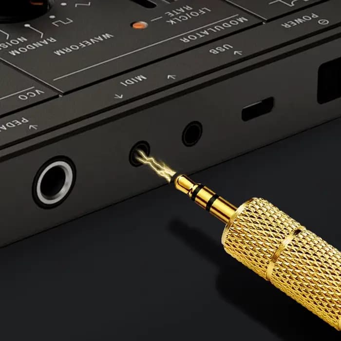 Adaptateur audio 6, 5 mm mâle vers 3