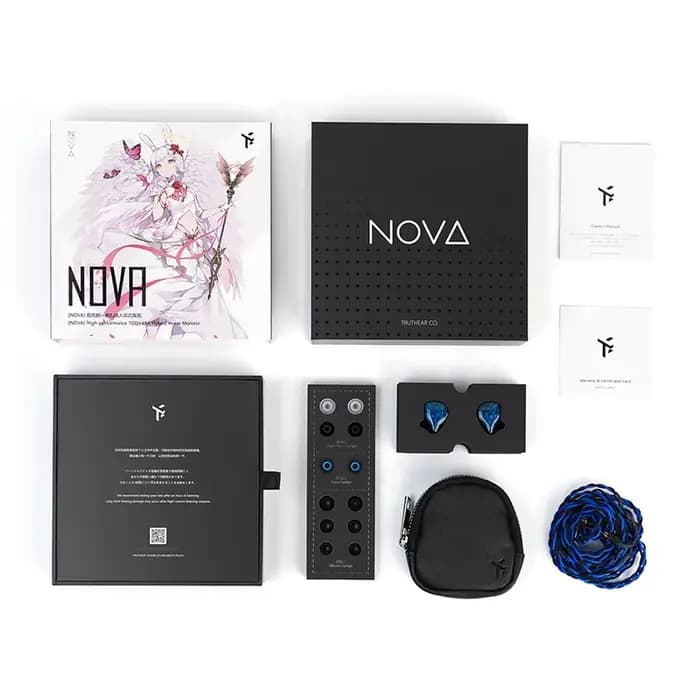 Truthear NOVA 1Dynamic 4 Écouteurs équilibrés avec câble 0,78 2 broches