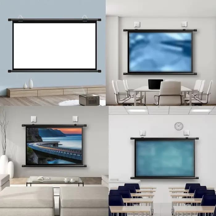 Écran de projection portable 133 pouces