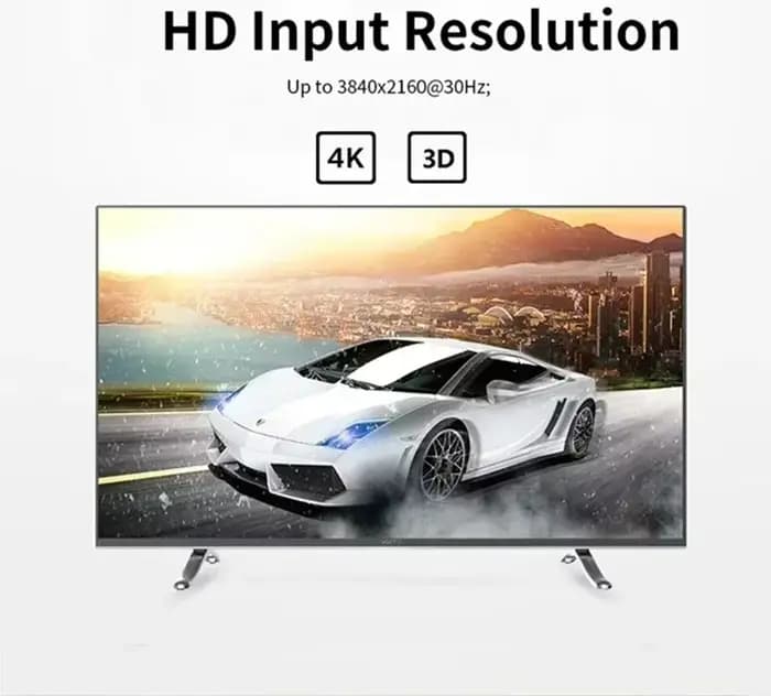 Décodeur d'extracteur Audio 4K 3D 5.1 canaux 5.1 canaux AC3/DTS