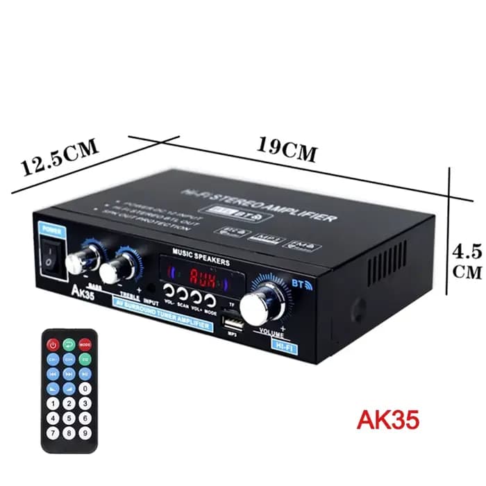 Amplificateurs audio numériques Bluetooth pour la maison, amplificateur de puissance audio, amplific